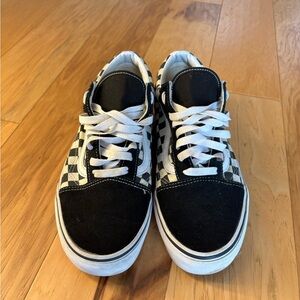 Vans Black and White Checkered Sneakers